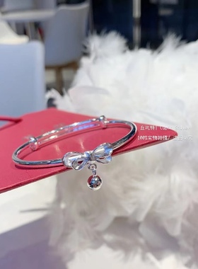 铃铛光面大人款学生在逃公主手镯