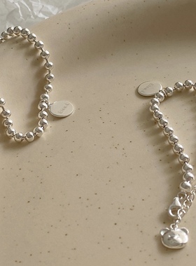 手链小孩小兔子纯银手链999足银