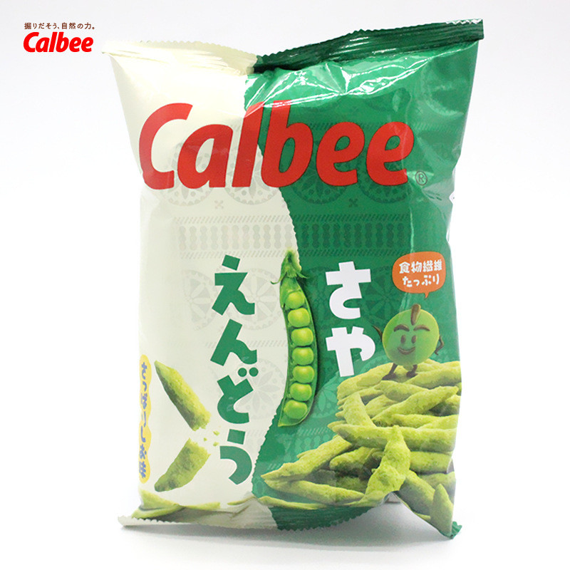 泰国进口零食calbee卡乐比淡盐原味海苔豌豆脆条儿童休闲影院零嘴 - 图0