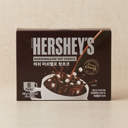 韩国进口好时HERSHEYS原味棉花糖热可可巧克力coco粉速溶冲泡热巧 - 图2