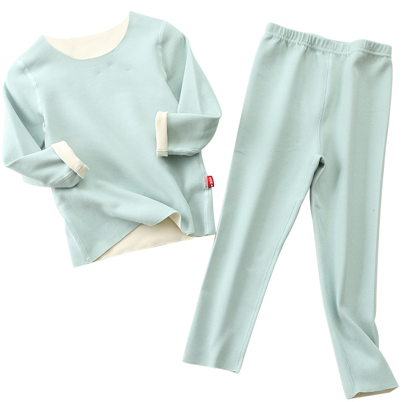 儿童秋冬德绒保暖内衣套装冬季贴身内穿睡衣男童女童宝宝宽松韩版,淘宝优惠券,粉丝福利购,淘宝优惠卷