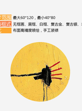 美国街头涂鸦艺术风前卫装饰画
