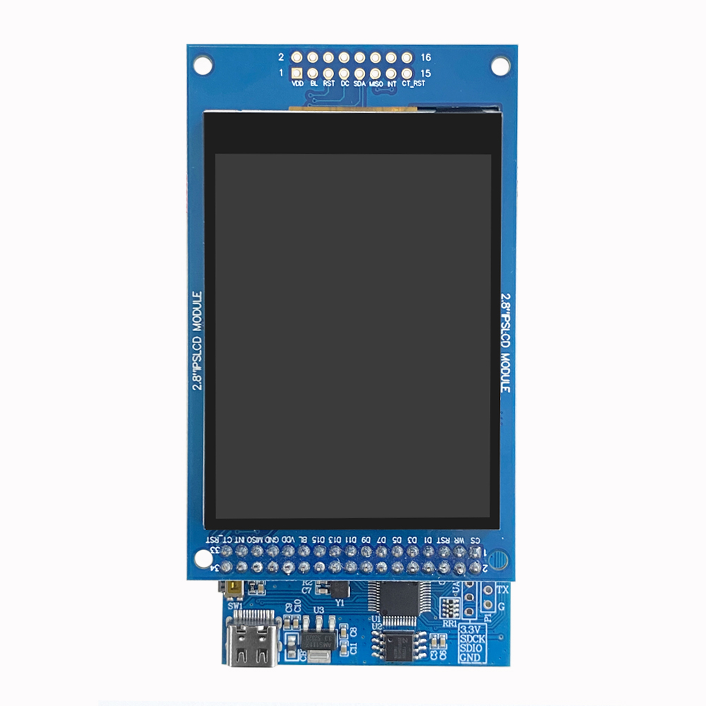 2.8寸TFT显示屏IPS全视角LCD液晶屏ST7789电容触摸SPI串口8位16位-图2