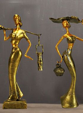 欧式家居人物摆件创意装饰品