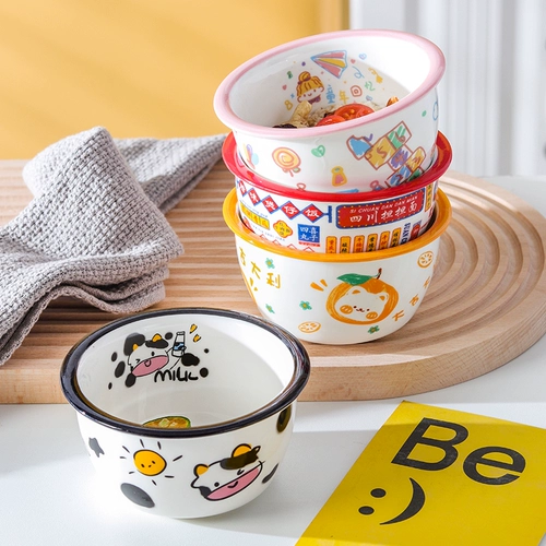 Сетка красная мгновенная миска с лапшой супер большие студенческие общежития для общежития керамическая рамэн миска для чаши для завтрака суп суп суп с фруктовыми салатами миска