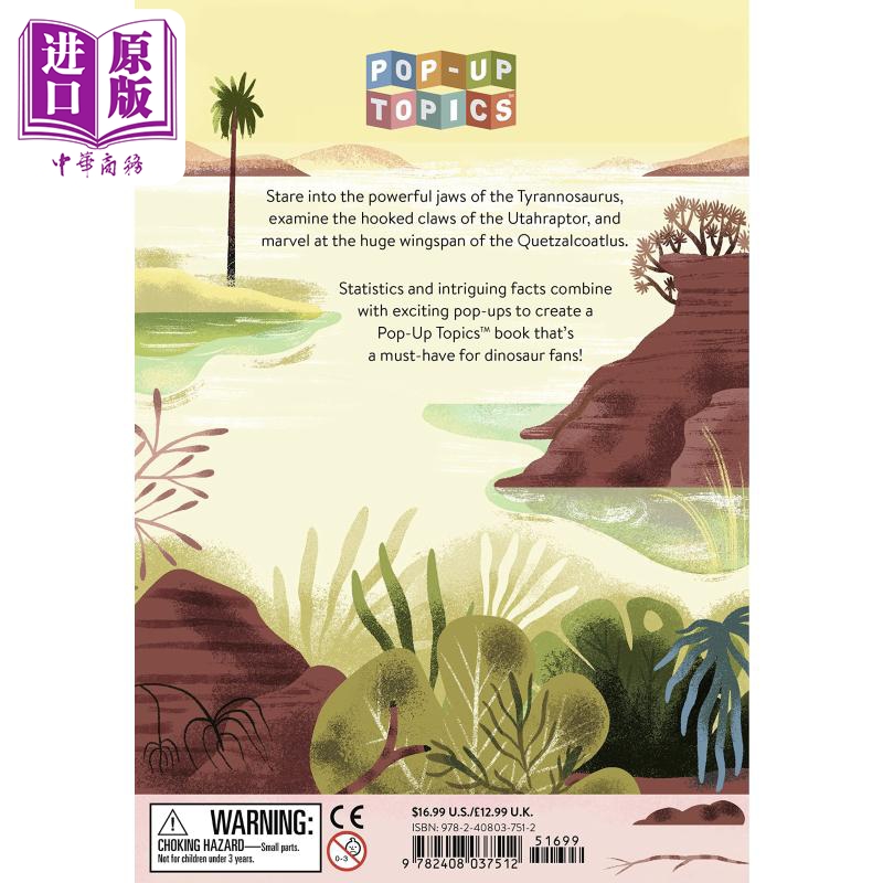 Pop-Up Topics Dinosaurs and Other Prehistoric Creatures 立体书 恐龙与其他史前动物 英文原版 进口图书 儿童【中商原版? - 图3