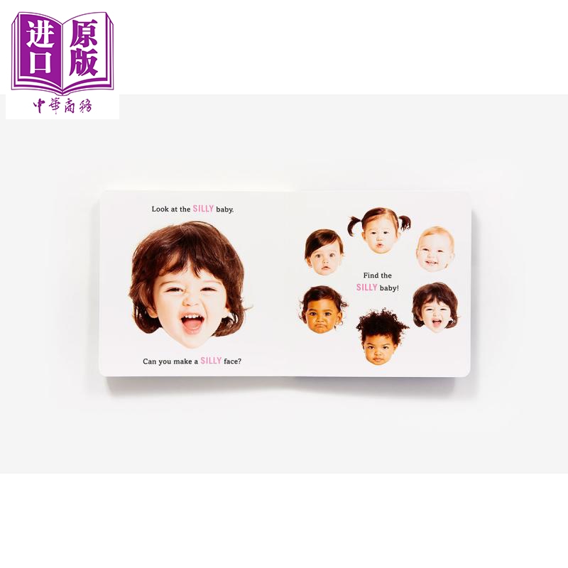 Making faces  a first book of emotions 扮鬼脸 孩子的情绪书 英文原版 0岁到3岁 儿童纸板书 Abrams Appleseed【中商原版? - 图1