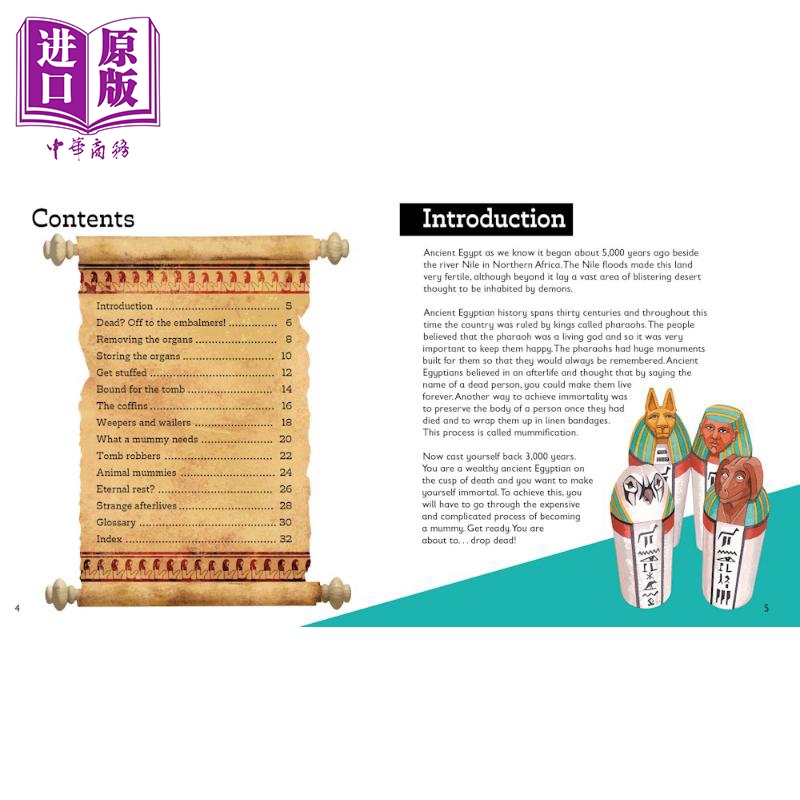 你不会想成为木乃伊 You Wouldn't Want To Be An Egyptian Mummy 英文原版 儿童科普绘本读物 进口童书 7岁以上【中商原版】 - 图3