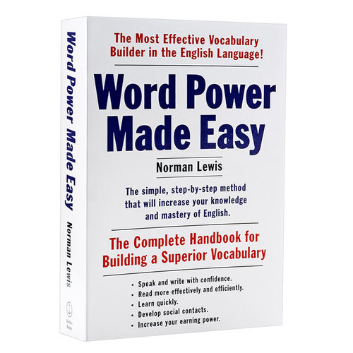 单词的力量+韦氏词根词典 工具书字典英语套装 英文原版Word Power Made Easy Vocabulary Builder英语词缀字典 - 图1