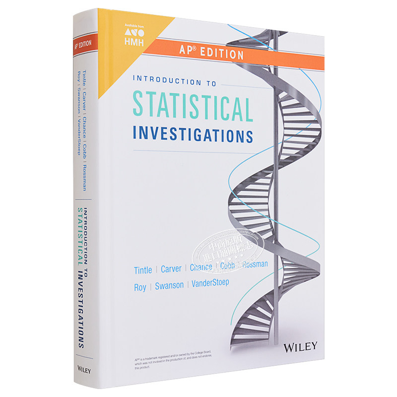 现货 美国AP考试教材 Introduction To Statistical Investigations 统计调查学 HMH Houghton Mifflin Harcourt AP - 图3
