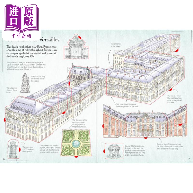 现货 See Inside Famous Buildings 尤斯伯恩看里面系列 著名建筑 英文原版进口 建筑 儿童科普读物 Rob Lloyd Jones【中商原版】 - 图0