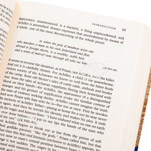 预售 荷马史诗 伊利亚特 企鹅经典豪华版 毛边本 The Iliad Homer 英文原版 可搭奥德赛 The Odyssey - 图2