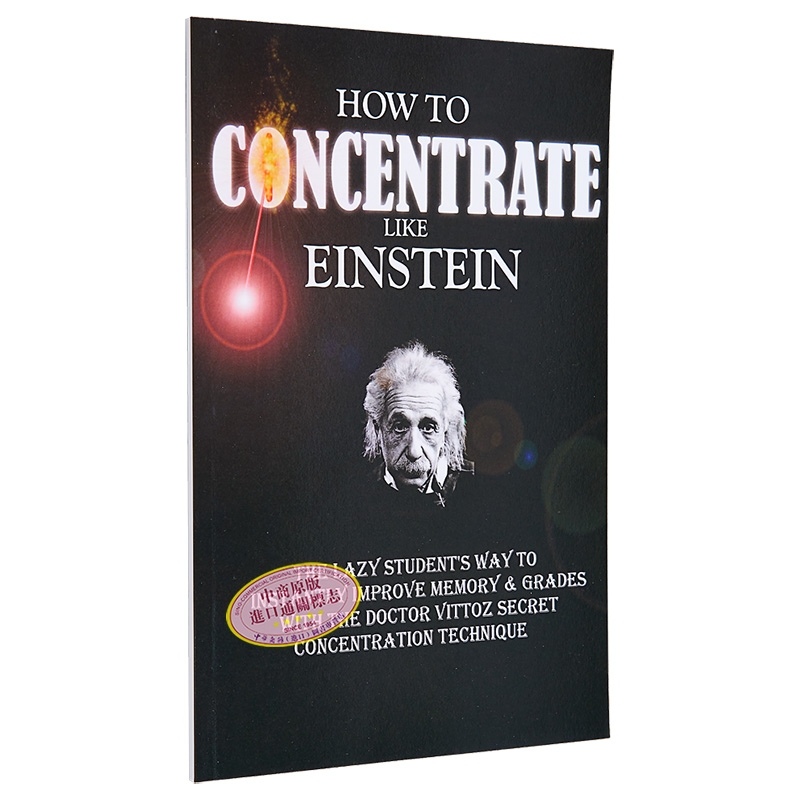 现货 如何像爱因斯坦一样集中注意力 How To Concentrate Like Einstein 英文原版 Remy Roulier 专注【中商原版】 - 图3