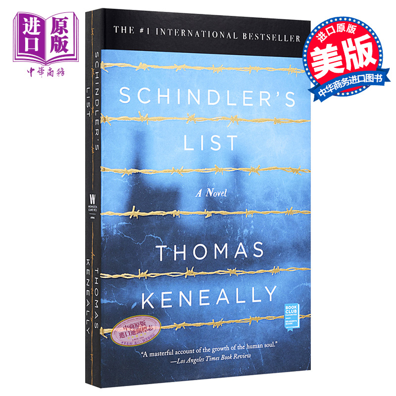 现货【中商原版】辛德勒的名单 Schindler's List英文原版托馬斯·肯尼利 THOMAS KENEALLY经典英文电影小说二战-图0