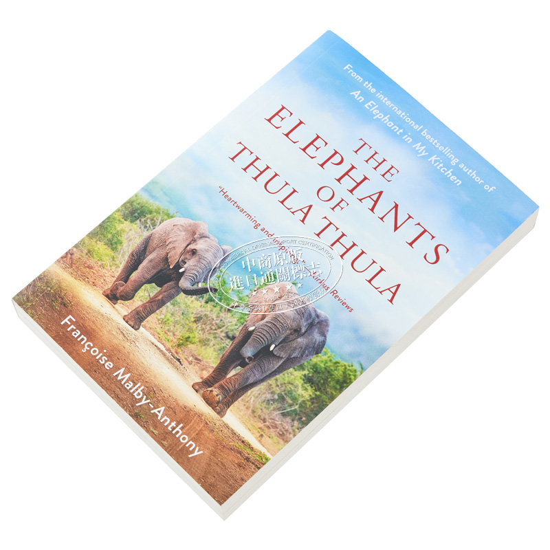 现货 大象图拉图拉 The Elephants of Thula Thula 英文原版 Francoise Malby Anthony 野生动物保护 人物传记【中商原版】 - 图1