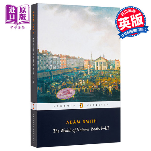 预售 国富论 1-3 英文原版 The Wealth of Nations Books I-III Adam Smith 亚当·斯密 国富论 金融经济学书籍 - 图0