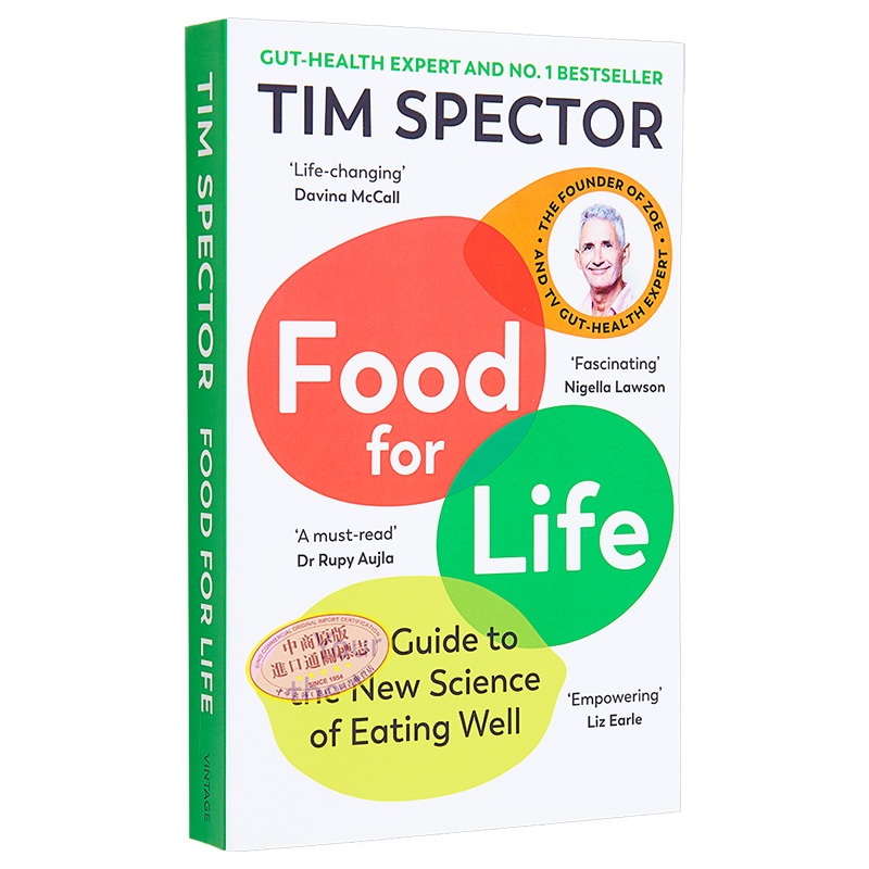 现货更明智的食物选择英文原版 Food for Life Tim Spector蒂姆斯佩克特生命之粮健康饮食新科学指南星期日泰晤士报畅销书-图3