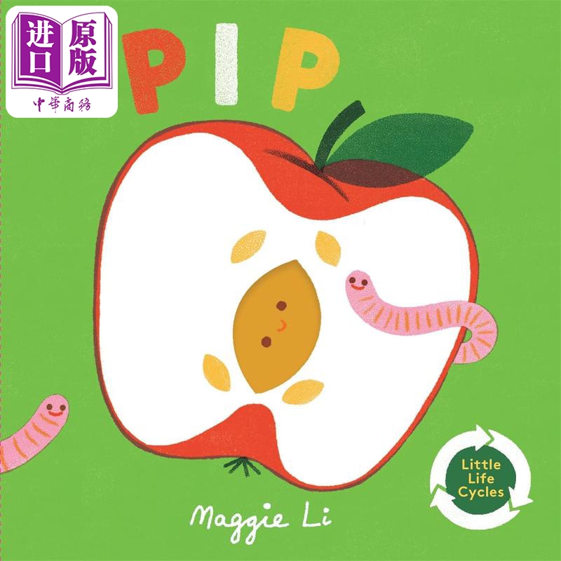 预售 生命循环主题 儿童绘本2册套装 Little Life Cycles Pip Drip 纸板书 Maggie Li 大自然生态知识科普 英文原版【中商原版】 - 图0