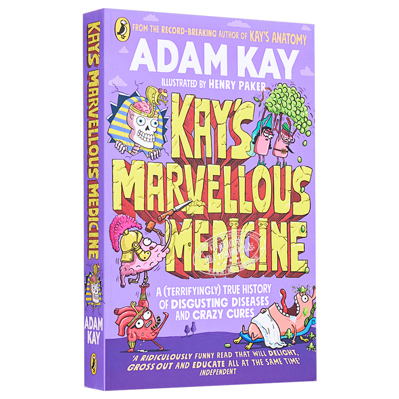 现货凯的神奇药学人体的历史英文原版 Kay s Marvellous Medicine A History of the Human Body Adam Kay【中商原版】-图3