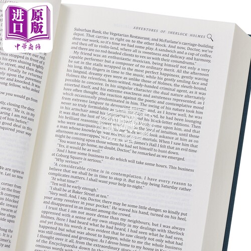 预售 【中商原版】福尔摩斯探案集英文原版 福尔摩斯探案全集英文版 Sherlock Holmes 福尔摩斯英文原版精装神探夏洛克福尔摩斯探? - 图3