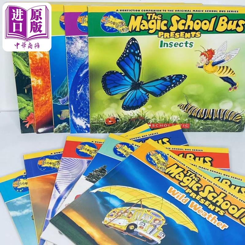 学乐神奇校车百科绘本10册套装 Magic School Bus Presents 英文原版 分级阅读读物 科普图画书 进口童书6岁以上【中商原版】 - 图0