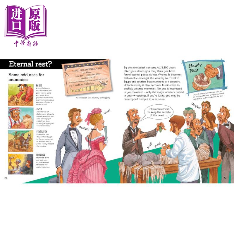 你不会想成为木乃伊 You Wouldn't Want To Be An Egyptian Mummy 英文原版 儿童科普绘本读物 进口童书 7岁以上【中商原版】 - 图2