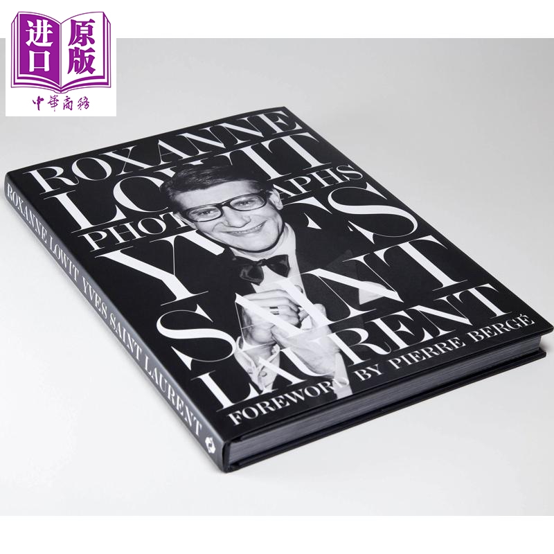 服装设计伊夫·圣·罗兰传记进口艺术 中华商务图书艺术类原版书