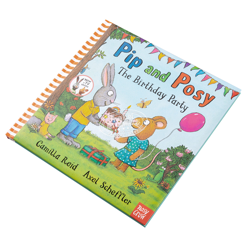 现货 Pip and Posy The Birthday Party 波西和皮普 生日派对 2-5岁 Axel Scheffler 英文原版进口图书 儿童故事绘本【中商原版】 - 图1