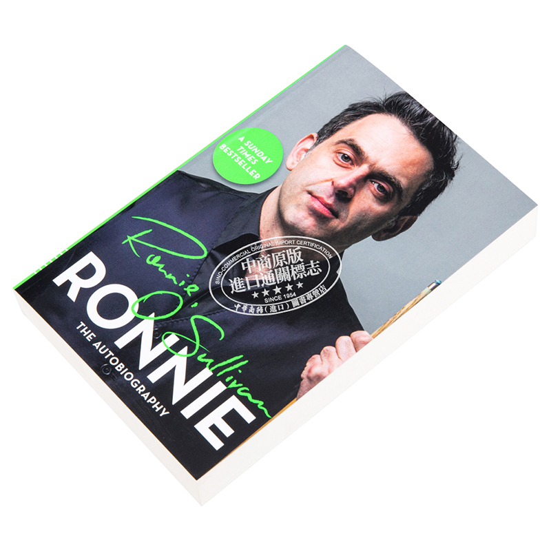 现货罗尼·奥沙利文自传英文原版 The Autobiography of Ronnie O'Sullivan【中商原版】-图1