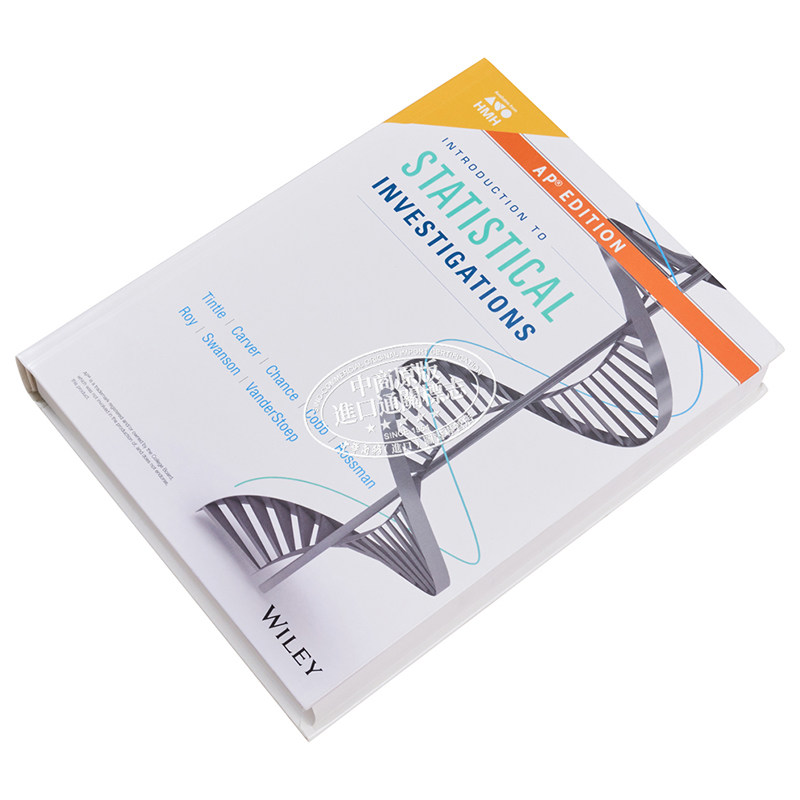 现货 美国AP考试教材 Introduction To Statistical Investigations 统计调查学 HMH Houghton Mifflin Harcourt AP - 图1