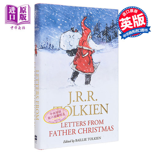 预售 托尔金 圣诞老爸的来信 英文原版 精装版 Letters from Father Christmas J R R Tolkien 奇幻科幻小说【中商原版】 - 图0