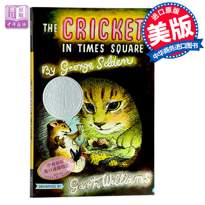 现货 The Cricket in Times Square: Revised and Updated Edition with Foreword by Stacey Lee【中商原版】-图0