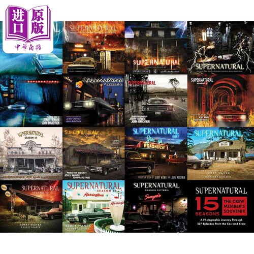 邪恶力量 全15季幕后摄影全纪录 Supernatural 15 Seasons The Crew Members Souvenir 美剧周边书全15季主创纪念画册 英文原 - 图0