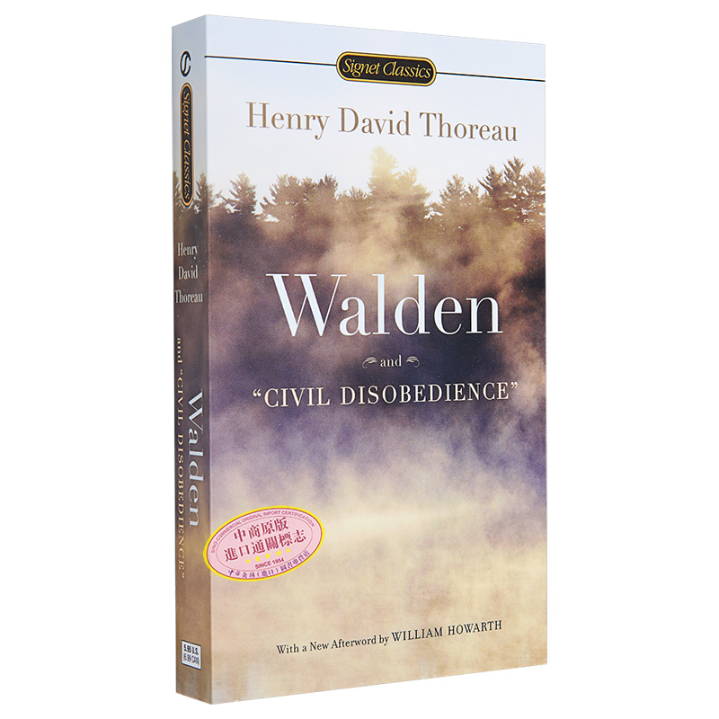 现货瓦尔登湖 150周年版 Walden and Civil Disobedience(150th Anniversary)英文原版 Signet Classics【中商原版】-图3