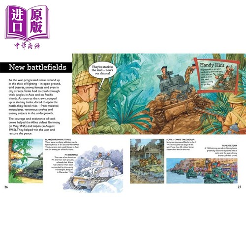 你不会想参与第二次世界大战 You Wouldnt Want To Be In A Tank In World War Two 英文原版 儿童科普读物 进口【中商原版】 - 图3