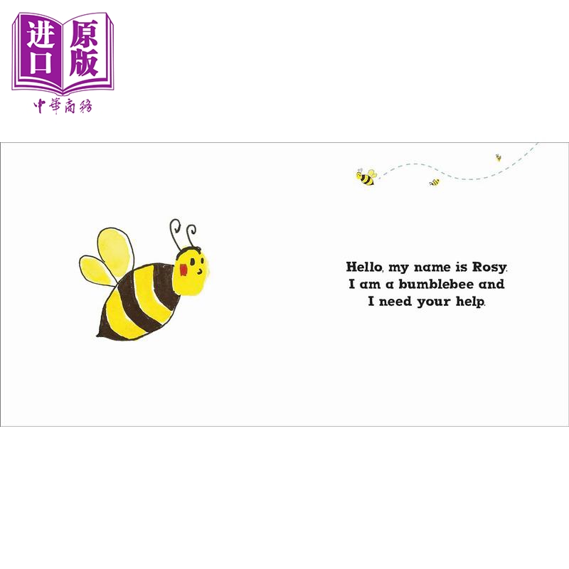 DK绘本 黄蜂罗茜 Rosy the Bumblebee 英文原版 儿童绘本 动物科普故事 知识百科图画书 精装进口儿童读物 3-5岁【中商原版】 - 图1