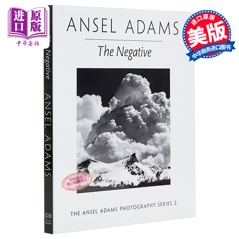 现货 The Negative论底片 Ansel Adams安塞尔亚当斯进口艺术摄影理论拍摄技巧曝光方法胶片教科书【中商原版】-图0