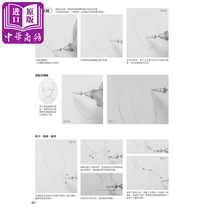 向职业漫画家学习：超漫画素描技法·来自于男子角色设计的制作现场? 港台原版 林晃 九分くりん 森田和明 北星出版【中商原版 - 图2