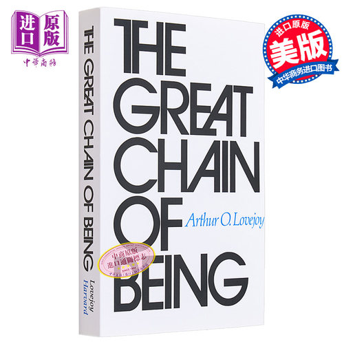 存在巨链 对一个观念的历史的研究 诺夫乔伊 The Great Chain of Being 英文原版 Arthur Oncken Lovejoy【中商原版】 - 图0
