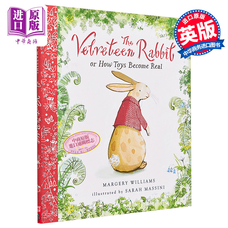 Sarah Massini The Velveteen Rabbit 绒毛兔 精装儿童文学绘本 Nosy Crow经典系列故事读物图画书 英文原版进口【中商原版】 - 图0