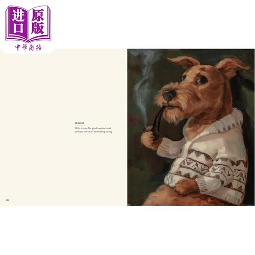 预售 Dog Only Knows 进口艺术 只有狗知道：艾莉森 弗兰德的狗狗肖像画 alison friend 【中商原版】 - 图0