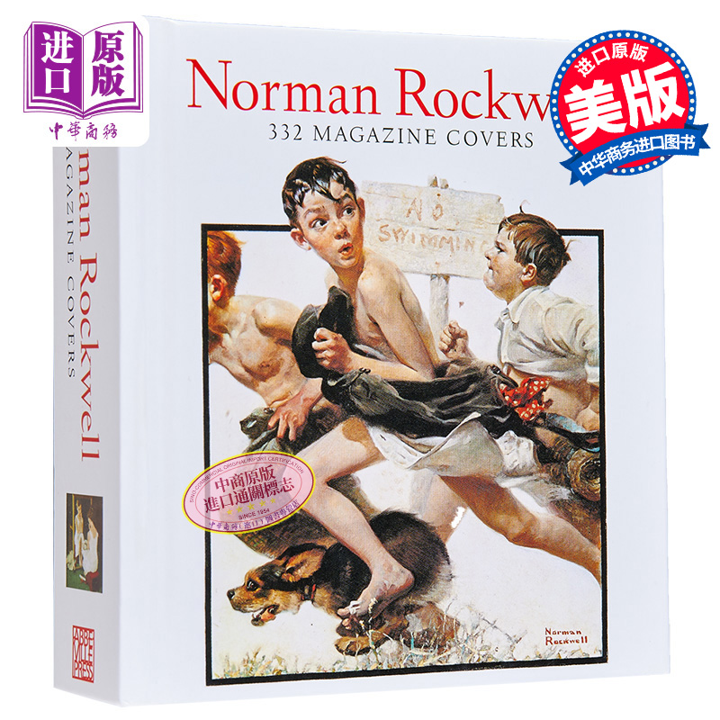 预售 Norman Rockwell: 332 Magazine Covers进口艺术诺曼·洛克威尔:332个杂志封面小开本便携版本【中商原版】-图0