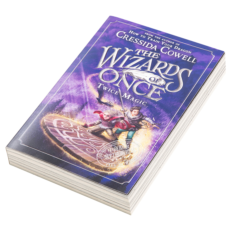 The Wizards of Once#2: Twice Magic英文原版远古魔法师2（驯龙高手作者）水石桂冠奇幻小说 Cressida Cowell【中商原版-图1