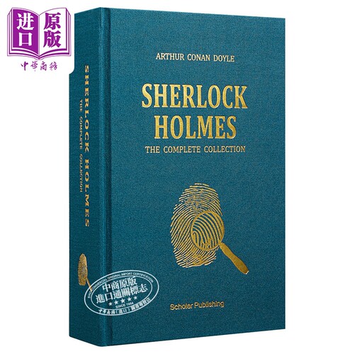 预售 【中商原版】福尔摩斯探案集英文原版 福尔摩斯探案全集英文版 Sherlock Holmes 福尔摩斯英文原版精装神探夏洛克福尔摩斯探? - 图1