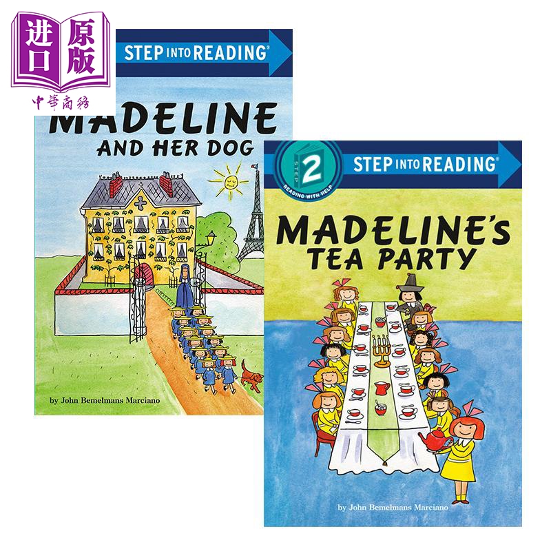 现货兰登阅读进阶2系列玛德琳2册套装 Madeline Step into Reading 2英文原版进口童书绘本分级阅读 4-6岁【中商原版】-图0