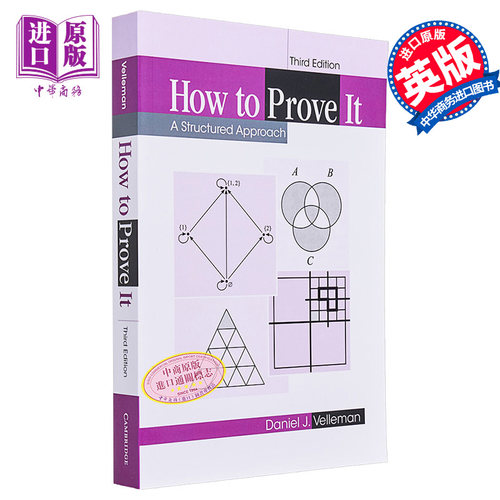 预售 怎样证明数学题 英文原版 How to Prove It 剑桥大学出版社 Daniel J Velleman【中商原版】 - 图0