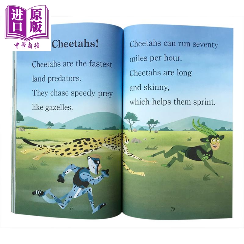 动物兄弟Step Into Reading2：5 Wild Creature Adventures 阅读进阶2级动物兄弟5个冒险故事儿童科普平装英文原版3-6岁 中商 - 图1