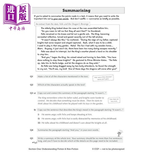 英国CGP KS3 English Workbook (with answers)【中商原版】 - 图3