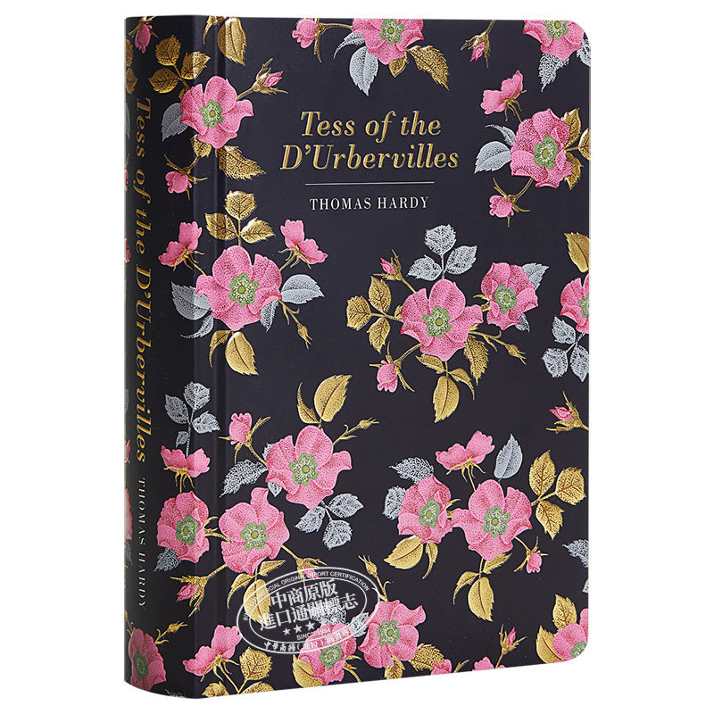 德伯家的苔丝 黛丝姑娘 浮雕封面高颜值装帧设计 Chiltern Classic Tess of the d Urbervilles 英文原版 Thomas Hardy【中商