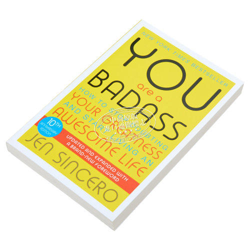 You Are a Badass 你是个惯犯:如何停止怀疑自身的优点和展开美好的人生 英文原版Jen Sincero一本告诉你如何实现自我的畅销? - 图0